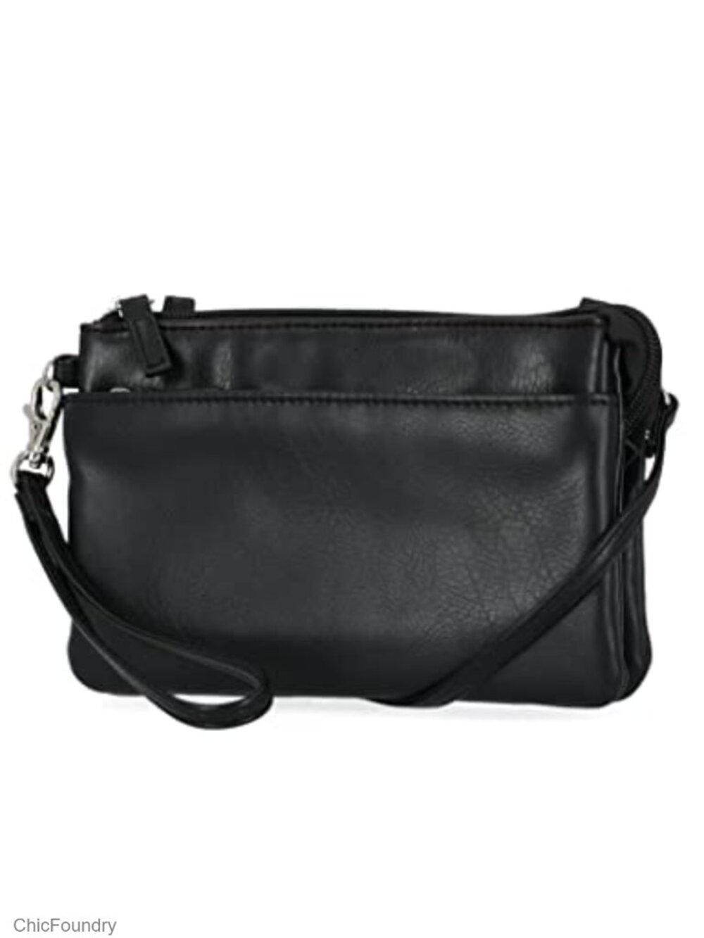Vegan Leather RFID Crossbody Cell Phone Wallet Purse